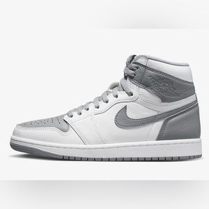 Nike Air Jordan Retro 1 High OG STEALTH White Grey 555088-037 Sz 12 M NEW
